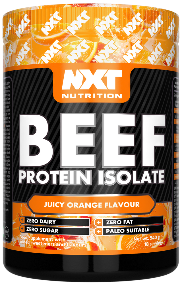 NXT Nutrition Beef Protein Isolate - Mango & Orange - 540g