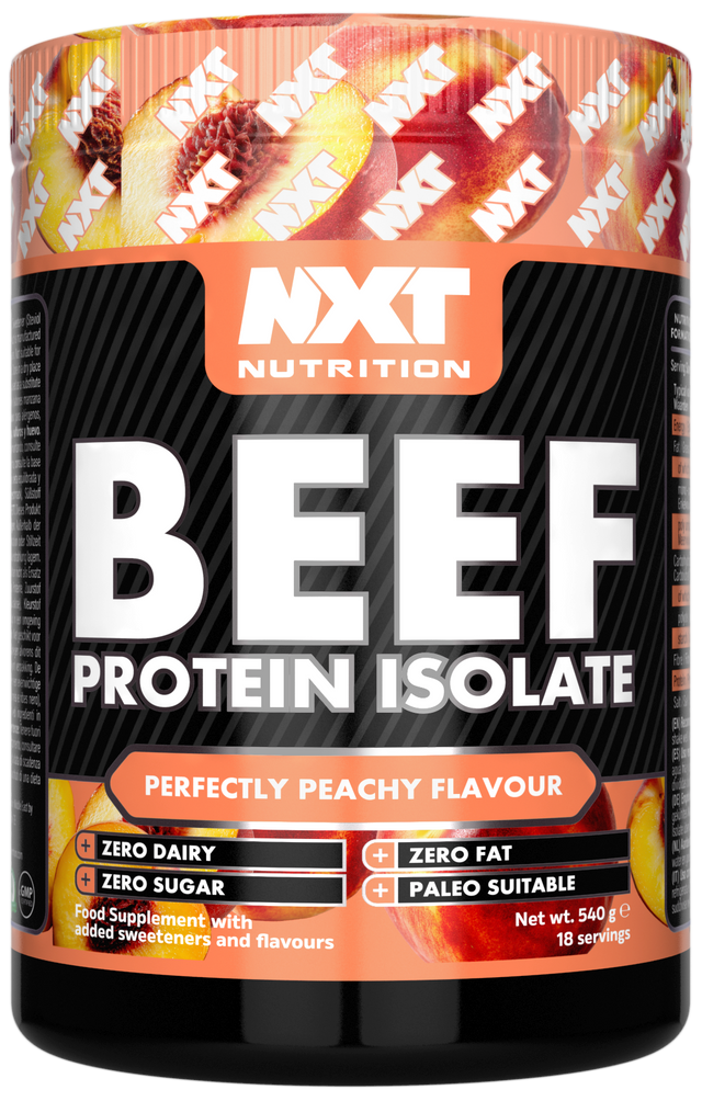 NXT Nutrition Beef Protein Isolate - Perfectly Peachy - 540g