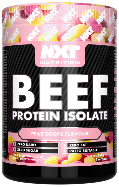 NXT Nutrition Beef Protein Isolate - Pear Drops - 540g