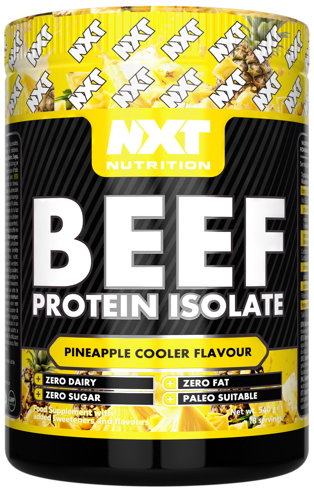 NXT Nutrition Beef Protein Isolate - Pineapple - 1.8kg