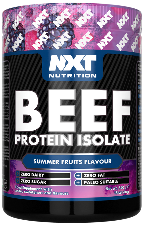 NXT Nutrition Beef Protein Isolate - Summer Fruits - 1.8kg