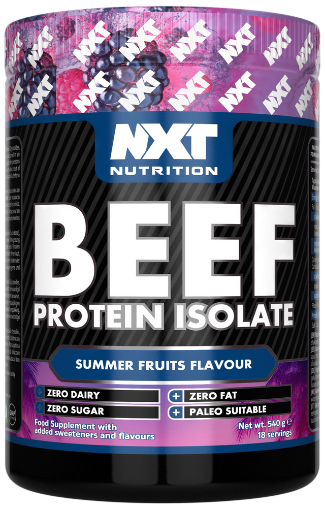 NXT Nutrition Beef Protein Isolate - Summer Fruits - 1.8kg
