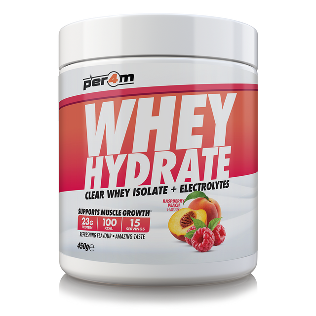 Per4m Whey Hydrate - Raspberry & Peach - 30g