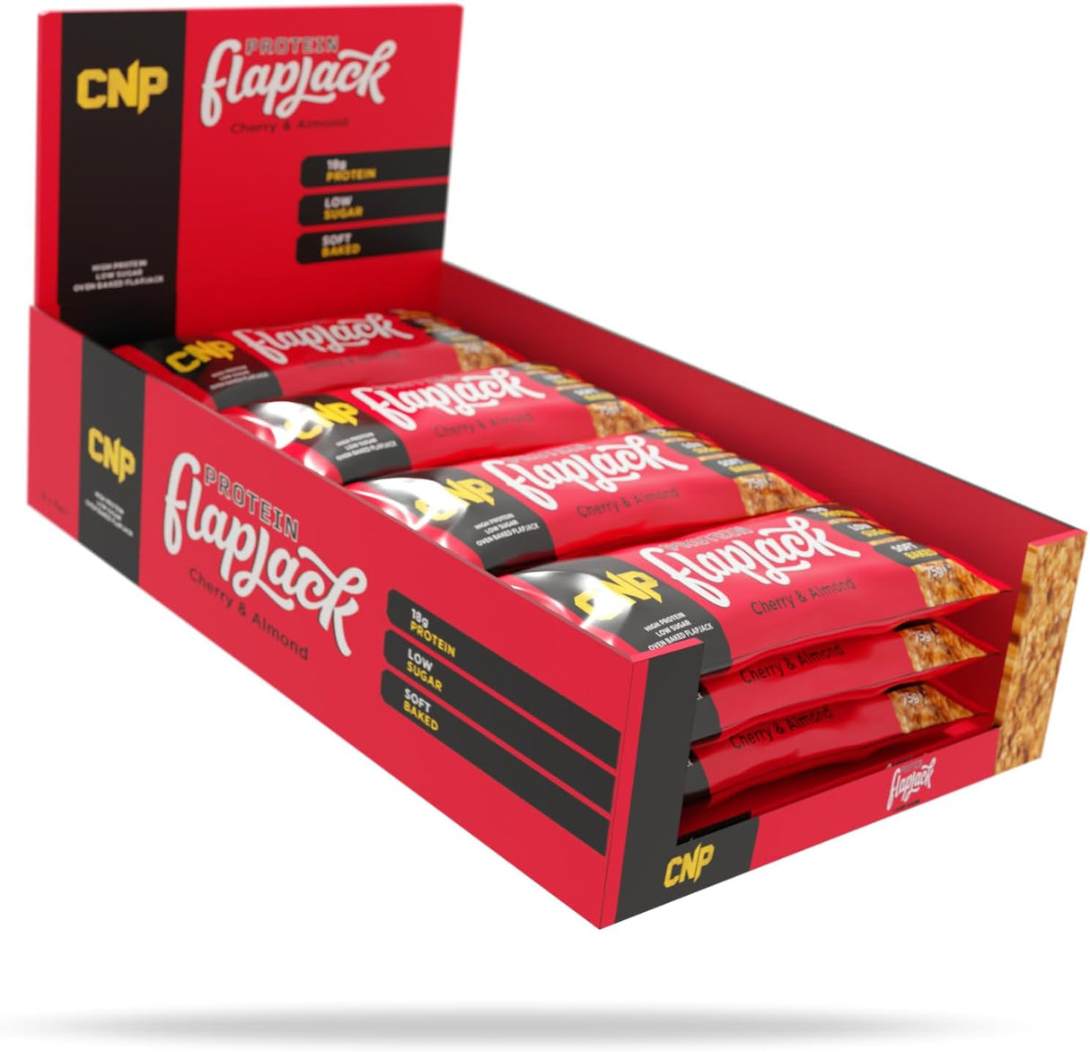 CNP Protein Flapjack Cherry Almond 12x75g - GymStack