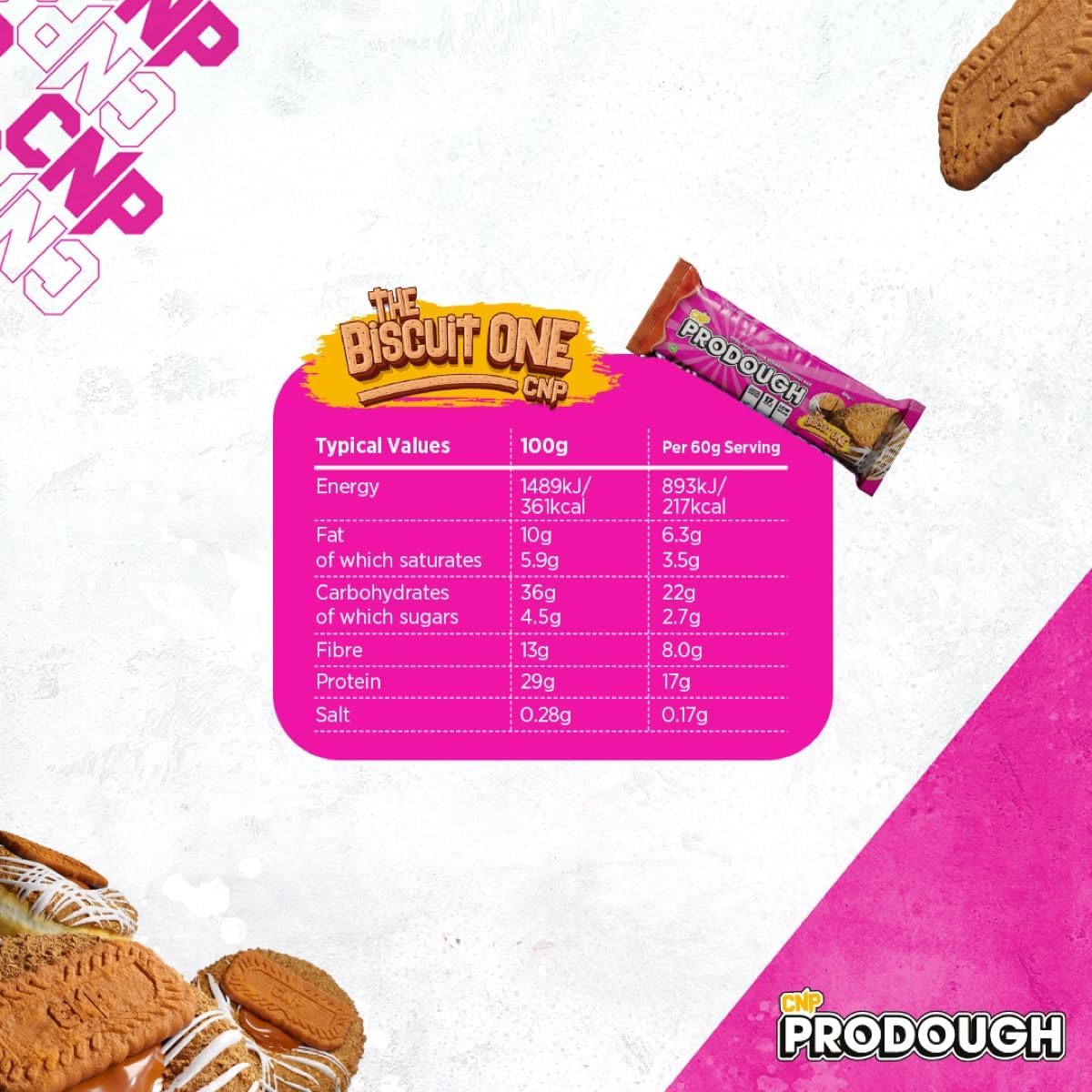 CNP ProDough Bar 12x60g - GymStack