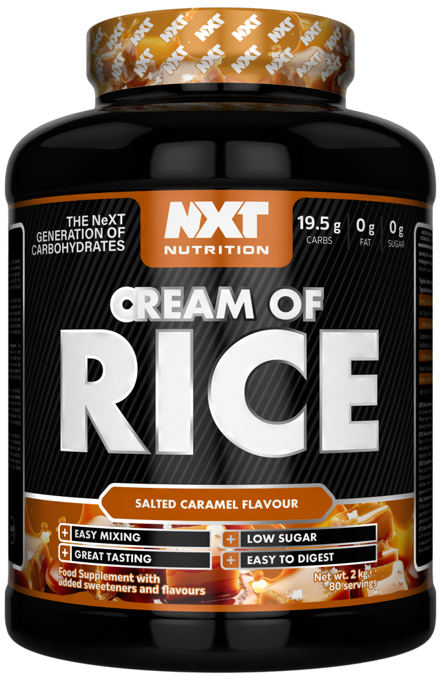 NXT Nutrition Cream of Rice - Salted Caramel - 2kg