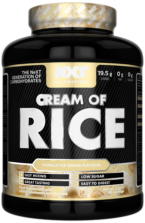 NXT Nutrition Cream of Rice - Vanilla - 2kg