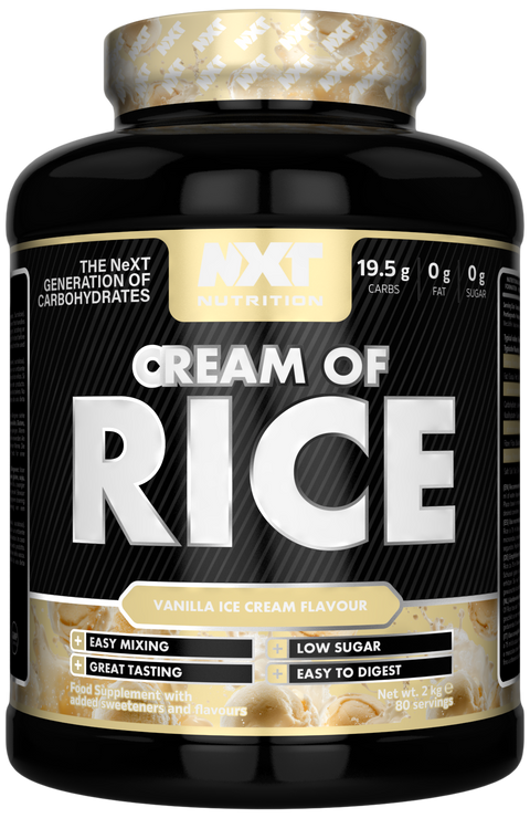 NXT Nutrition Cream of Rice - Vanilla Ice Cream - 2kg