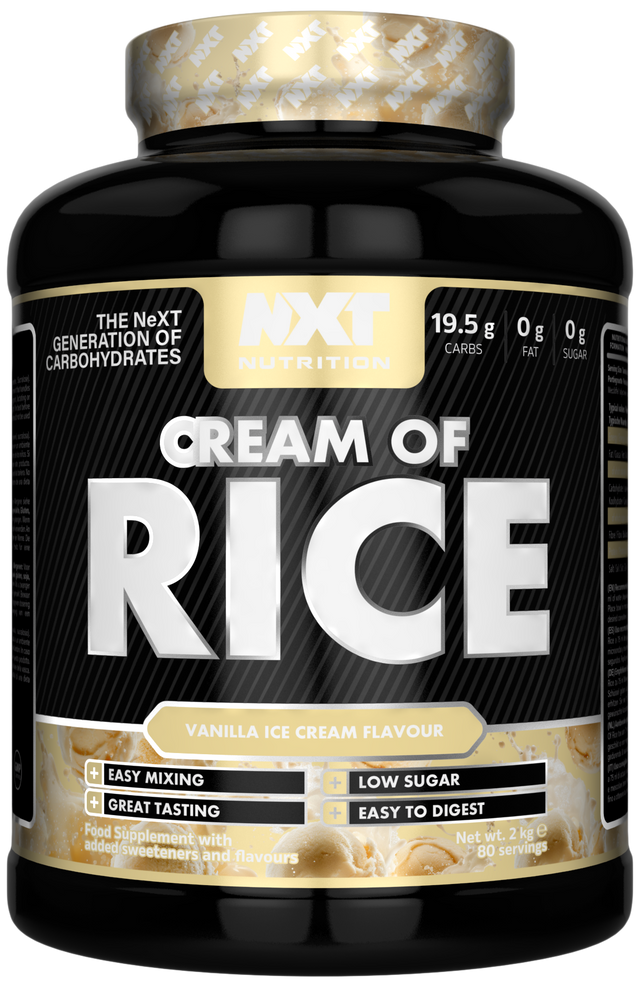 NXT Nutrition Cream of Rice - Vanilla Ice Cream - 2kg