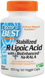 Doctor's Best Stabilized R-Lipoic Acid with BioEnhanced Na-RALA - GymStack