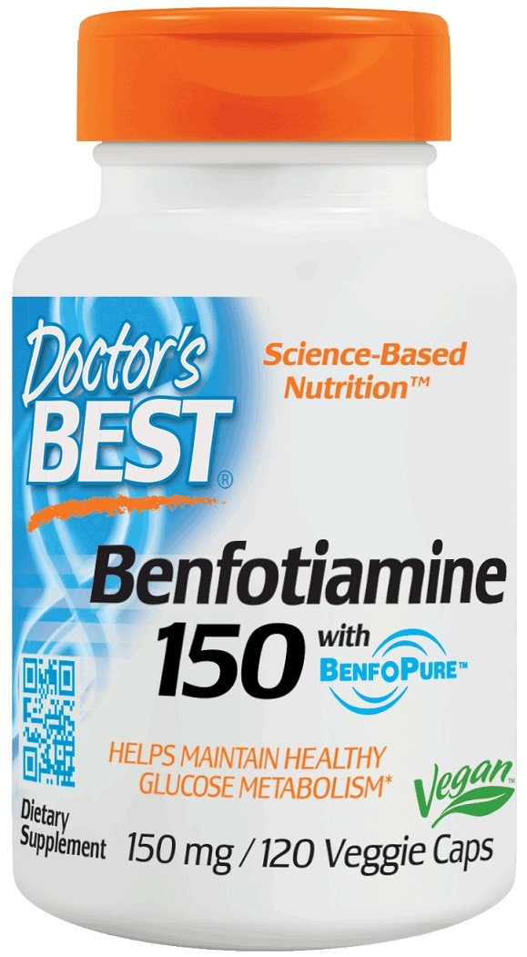 Doctor's Best Benfotiamine with BenfoPure - GymStack