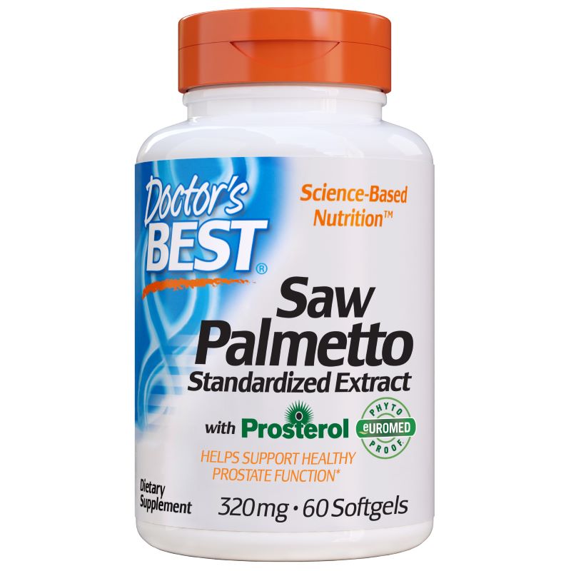 Doctor's Best Saw Palmetto Standardized Extract with Prosterol - GymStack