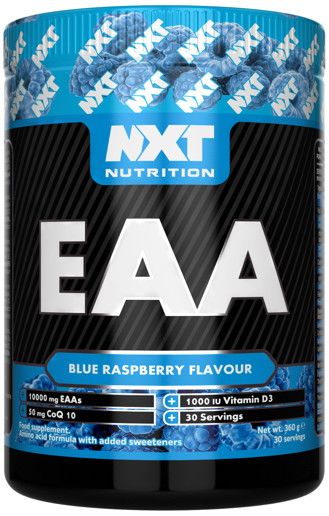 NXT Nutrition EAAs - Icy Blue Razz - 360g