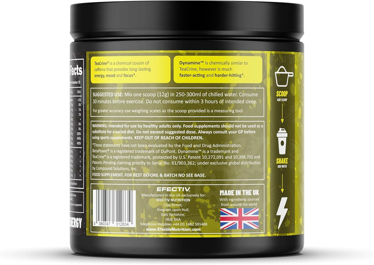 Efectiv Nutrition The Edge Pre-Workout 300g - GymStack
