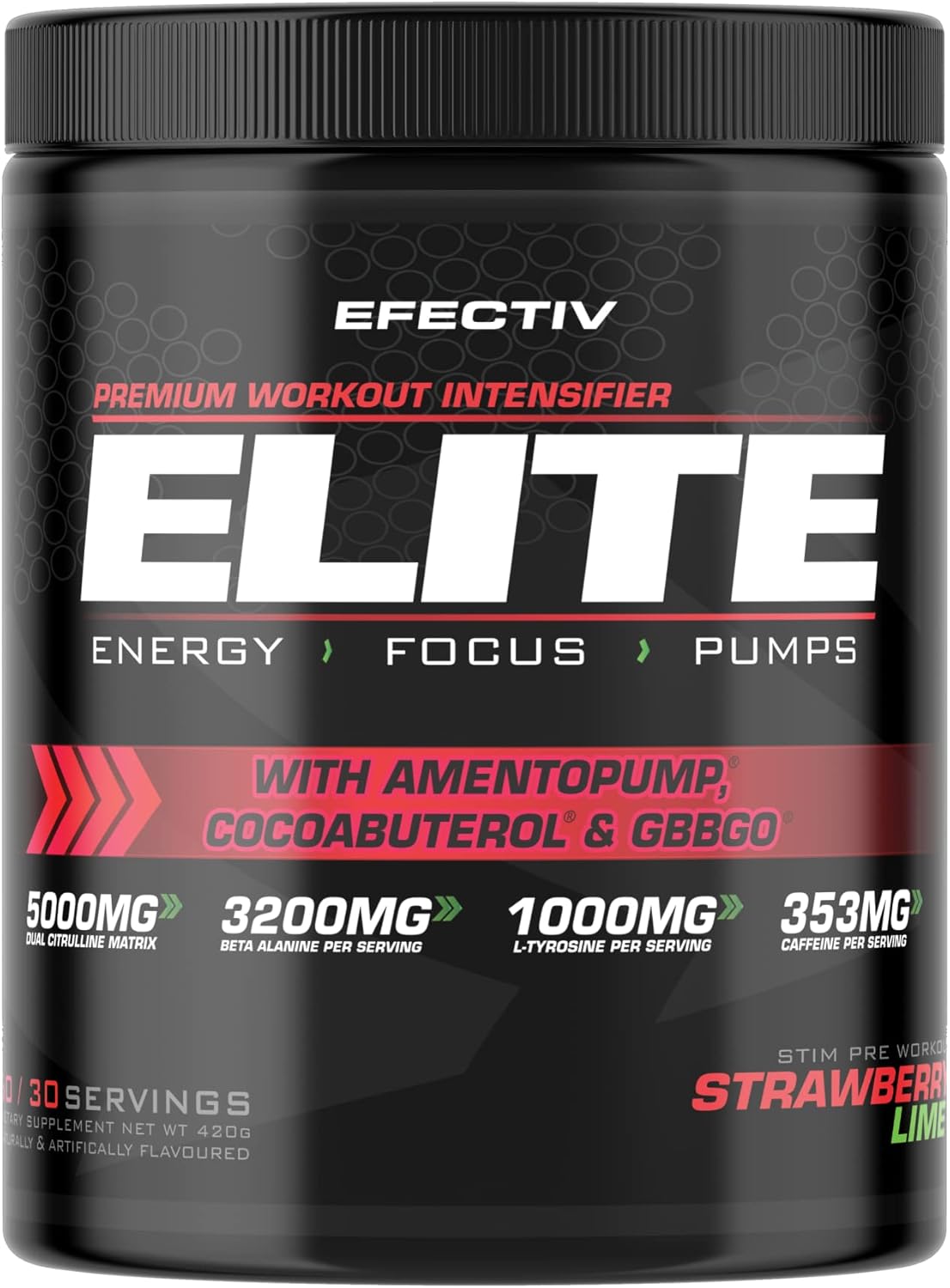 Efectiv Nutrition ELITE Pre Workout 420g - GymStack