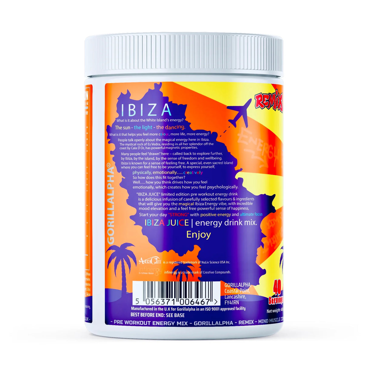 Gorillalpha Ibiza Juice 480g - gymstack.