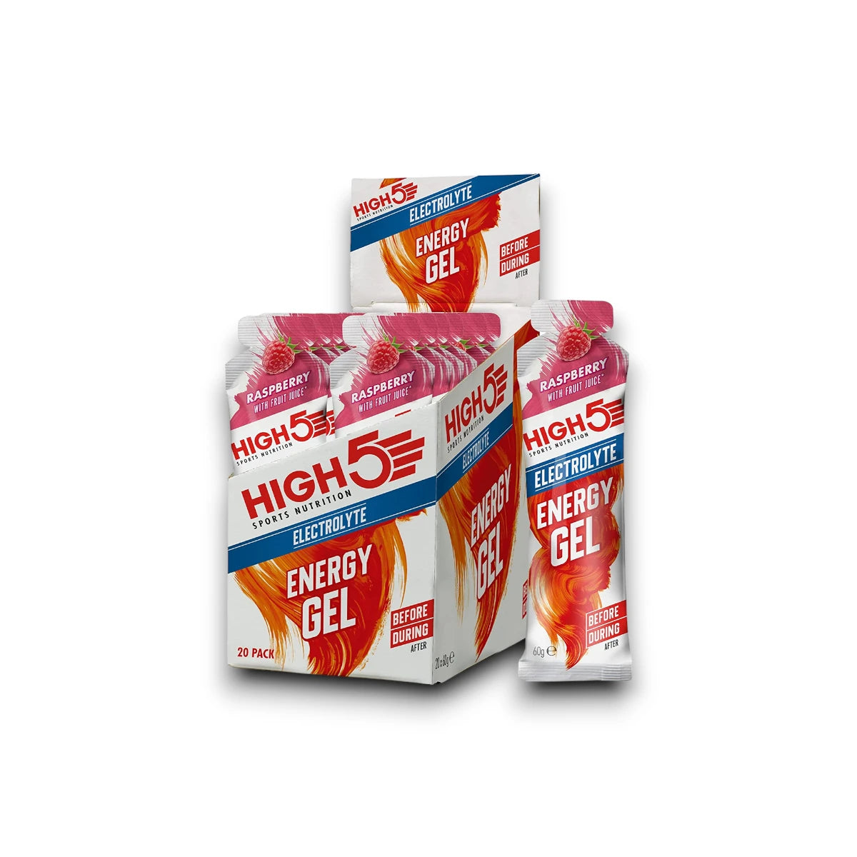 High5 Energy Gel Electrolyte 20x60g - GymStack
