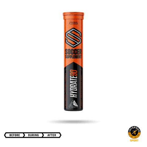 Soccer Supplement Hydrate90 - Orange - 26x33g