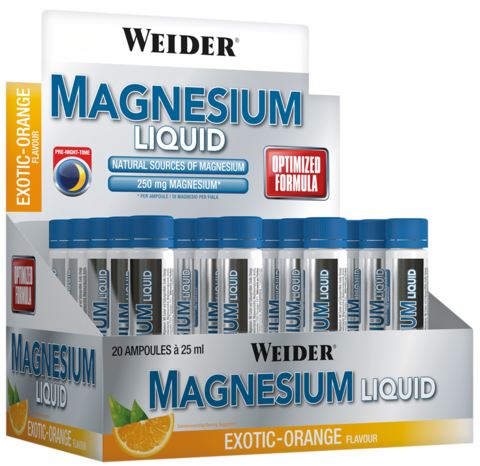 Magnesium Liquid - Exotic-Orange - 20 x 25 ml.