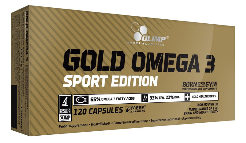 Gold Omega 3 - Sport Edition - 120 caps