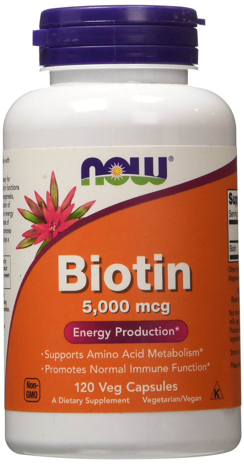 Biotin - 5000mcg - 120 vcaps