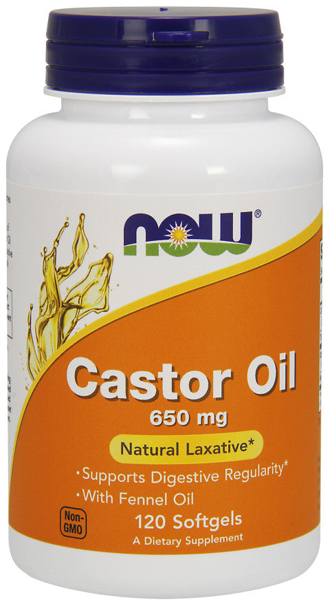 Castor Oil - 650mg - 120 softgels