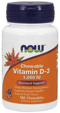 1000 IU (Chewable) - 180 chewables