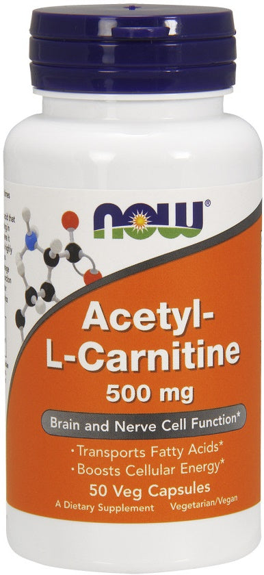 Acetyl-L-Carnitine - 500mg - 50 vcaps