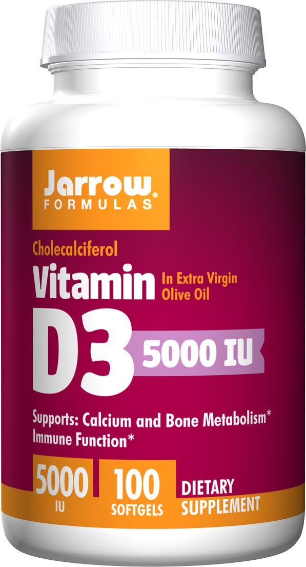 Vitamin D3 - 5000 IU - 100 softgels