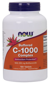 Buffered with 250mg Bioflavonoids - 180 tabs