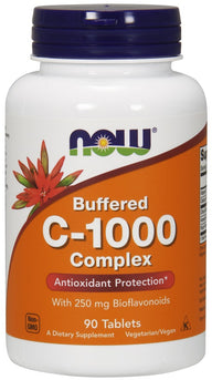 Buffered with 250mg Bioflavonoids - 90 tabs