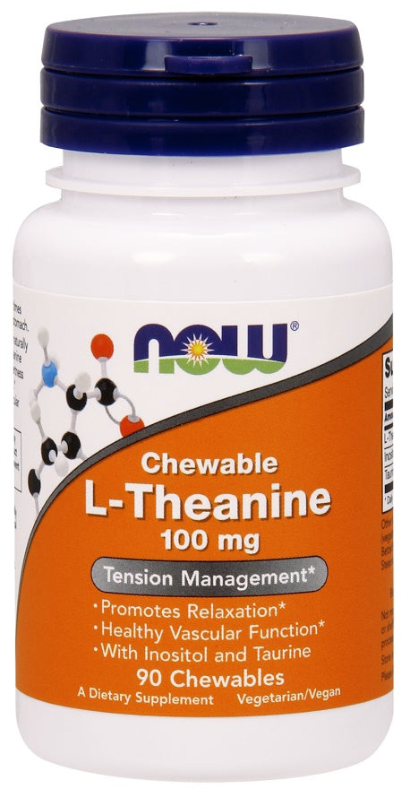L-Theanine with Inositol and Taurine - 100mg - 90 chewables