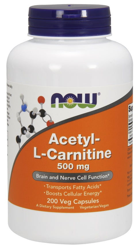 Acetyl-L-Carnitine - 500mg - 200 vcaps