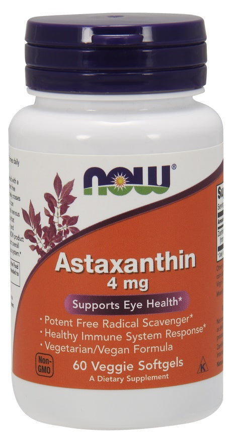 Astaxanthin - 4mg - 60 veggie softgels