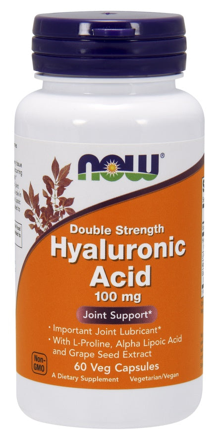 Hyaluronic Acid - 100mg Double Strength - 60 vcaps