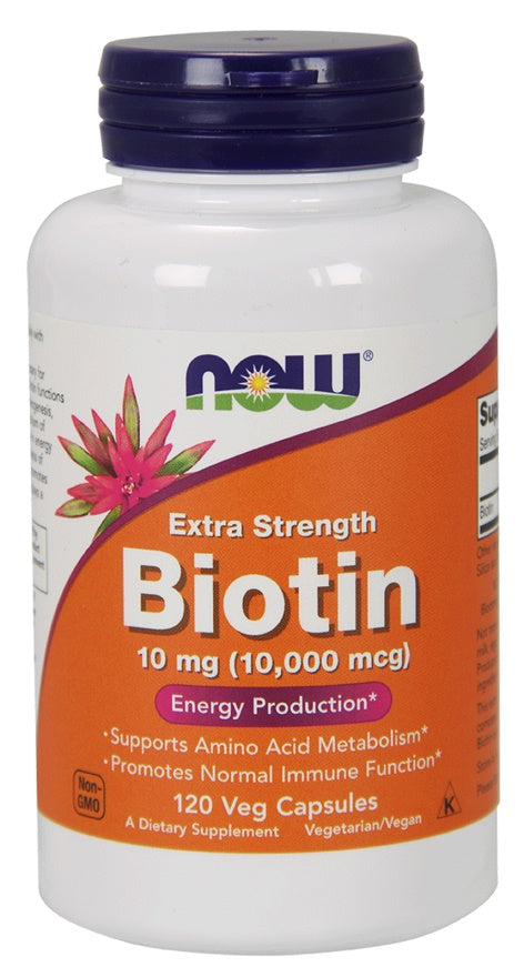 Biotin - 10mg Extra Strength - 120 vcaps