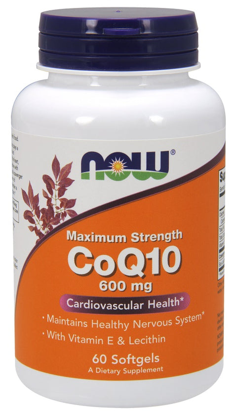 CoQ10 with Lecithin & Vitamin E - 600mg - 60 softgels