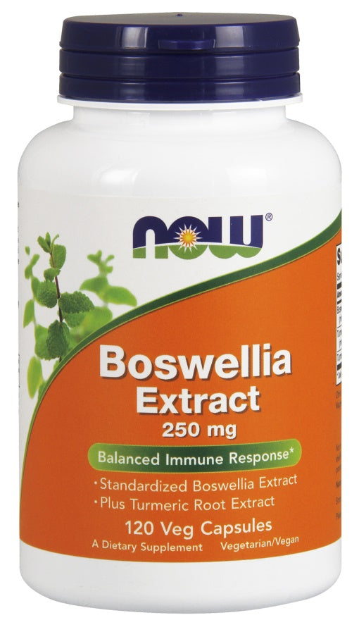 Boswellia Extract Plus Turmeric Root Extract - 250mg - 120 vcaps