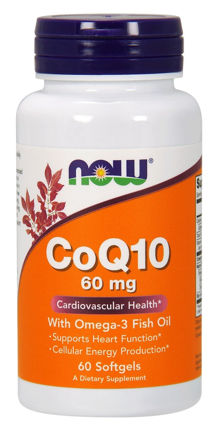 CoQ10 with Omega-3 - 60mg - 60 softgels