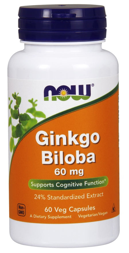 Ginkgo Biloba - 60mg - 60 vcaps