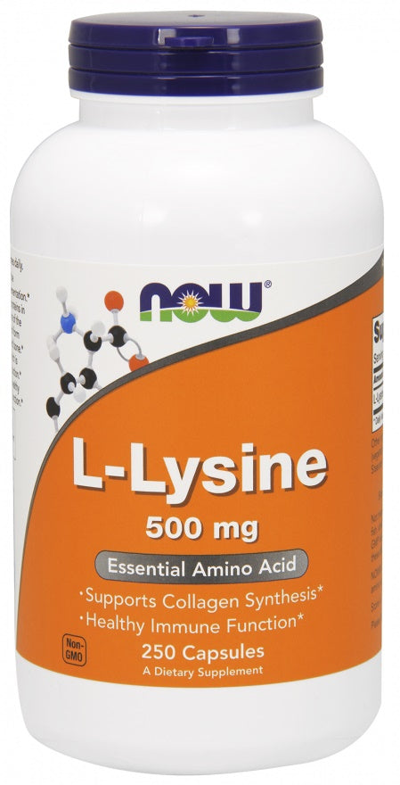 L-Lysine - 500mg - 250 vcaps