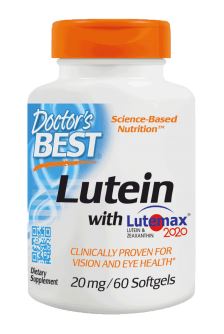 Lutein with Lutemax - 20mg - 60 softgels