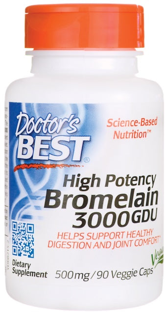 High Potency Bromelain 3000 GDU - 500mg - 90 vcaps