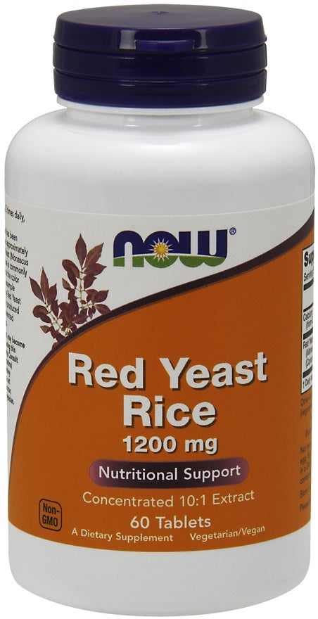Red Yeast Rice Concentrated 10:1 Extract - 1200mg - 60 tablets