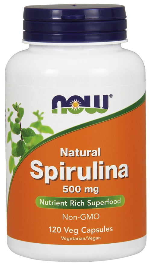 Spirulina - Natural - 500mg - 120 vcaps