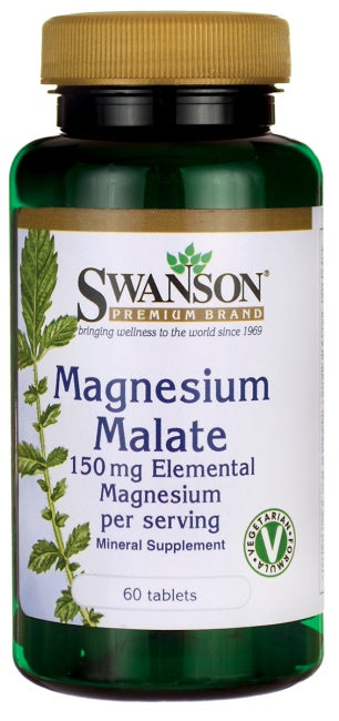 Magnesium Malate - 150mg Elemental Magnesium - 60 tablets