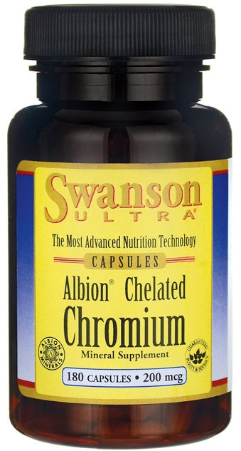 Albion Chelated Chromium - 200mcg - 180 caps