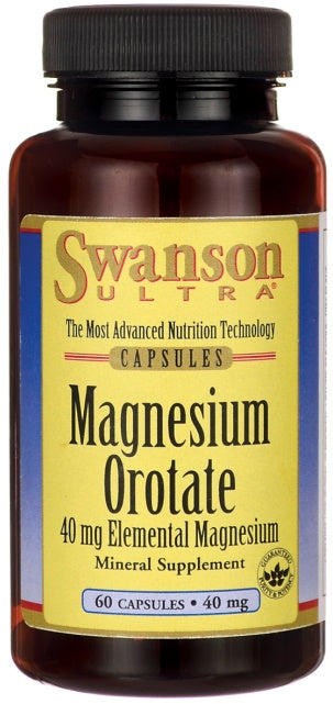 Magnesium Orotate - 40mg - 60 caps