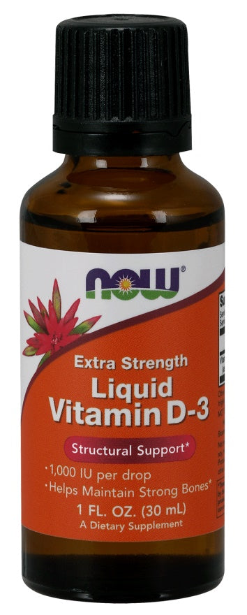 Vitamin D-3 Liquid - 1000 IU (Extra Strength) - 30 ml.