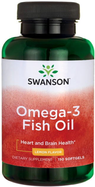 Omega-3 Fish Oil - Lemon - 150 softgels